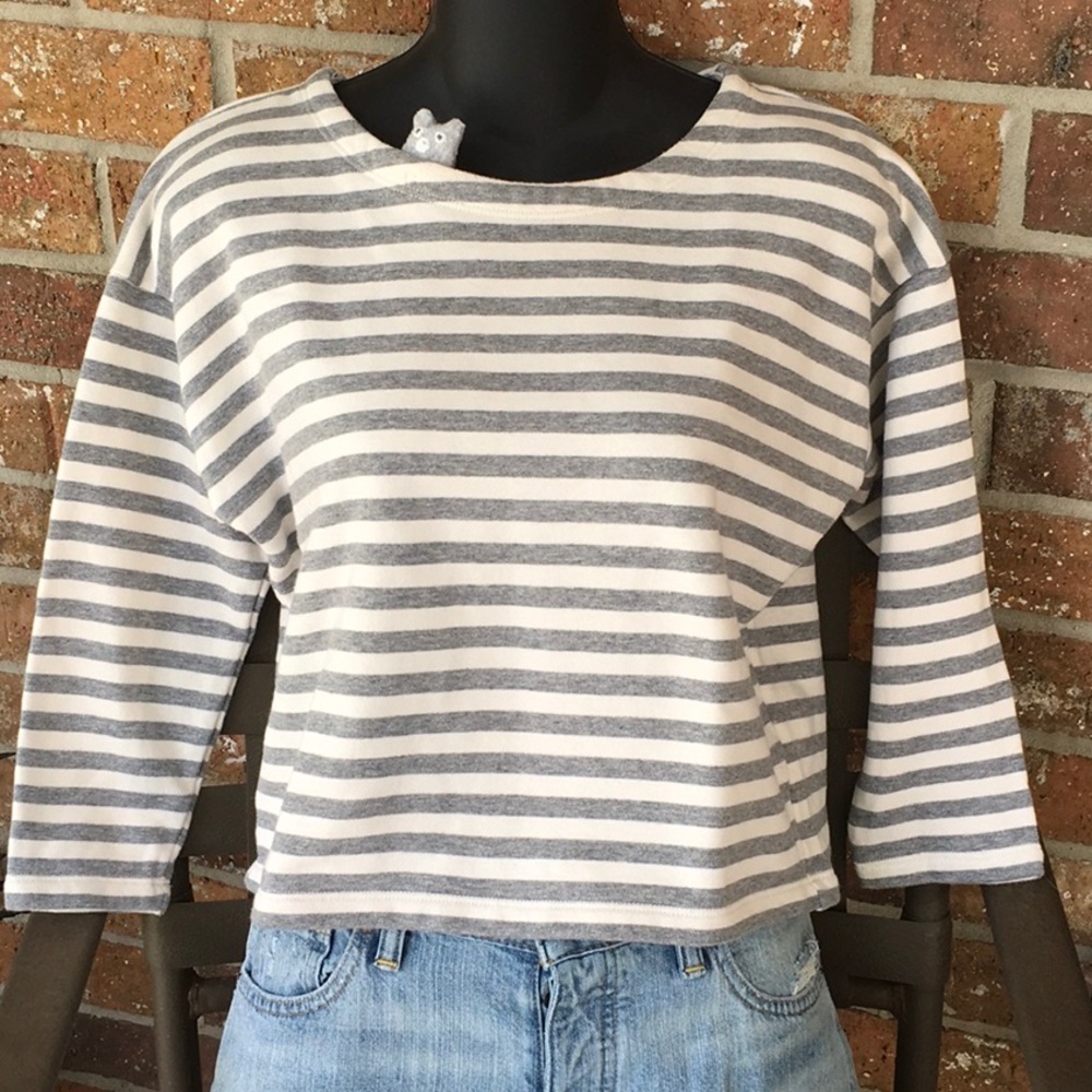 Forever 21, 3/4 Sleeve Crop Top 106